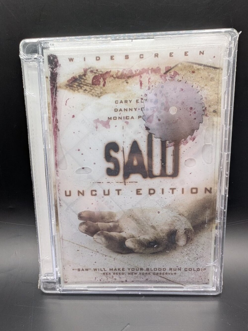 SAW Uncut Edition DVD (2005) Limited Liquid Cover Case - New (Maple/Lionsgate)